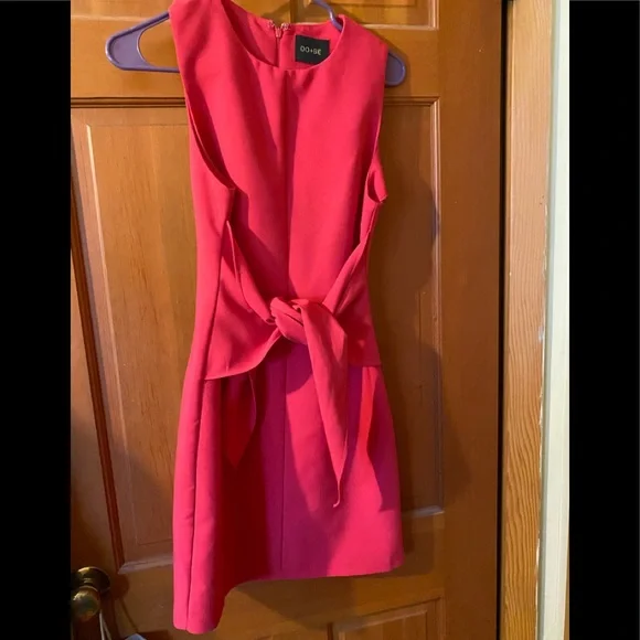 strapless open back dress Showtime Dress | Hot Pink